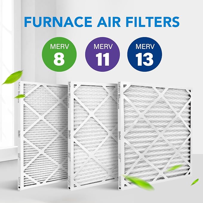 LotFancy 20x25x1 Air Filter MERV 13 4-Pack, Electrostatic Pleated HVAC Furnace - Image 8