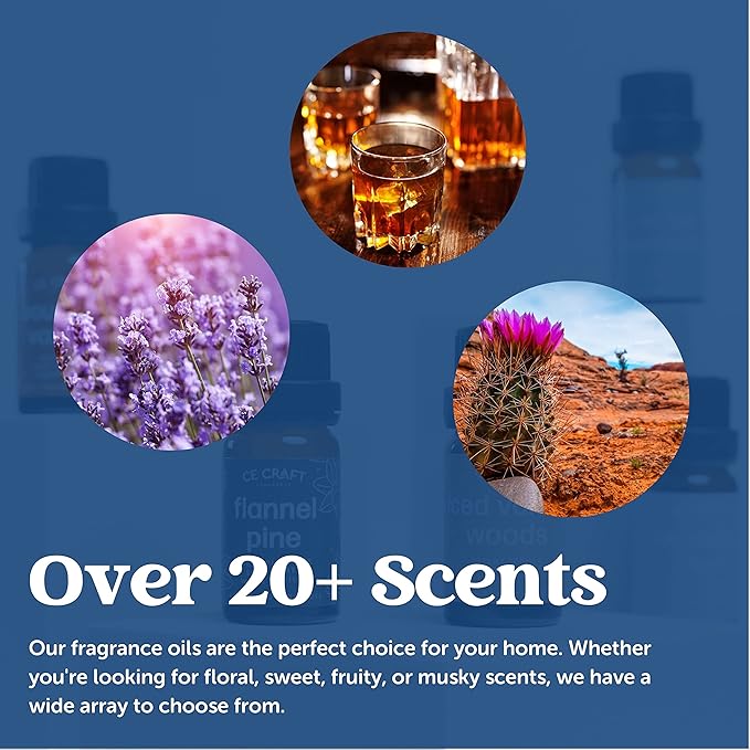 CANDECraftCo Premium Fragrance Oil – Diffuser Oils Fragrances Scented for Home, Candle Soap Making Supplies, Aromatherapy Blends for House (0.34 Fl Oz) (2-Pack, Fruit Loops)