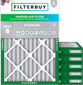 Filterbuy 20x21x2 Air Filter MERV 8 Essential Dust & Allergy Defense, by Filterbuy