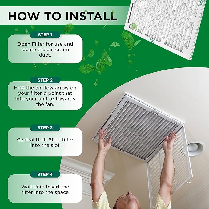 Mann+Hummel 18x20x1 MERV 8 Pleated HVAC AC Furnace Air Filters. 4 Pack. - Image 6