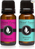Eternal Essence Oils 2 Pack 10ml Premium Fragrance Oil - Mermaid & Barrier Reef - for Candle, Soap Making, Aromatherapy, Diffusers, Home Care, & Humidifiers