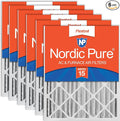 Nordic Pure 16x24x4 Pleated MERV 15 Air Filters 6 Pack by NordicPure