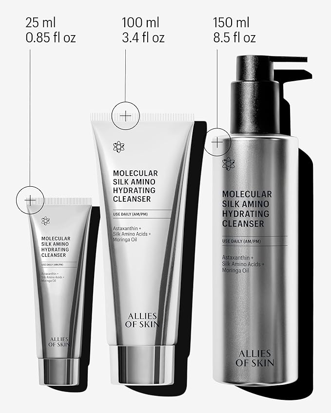 Allies of Skin Molecular Silk Amino Hydrating Cleanser Jumbo