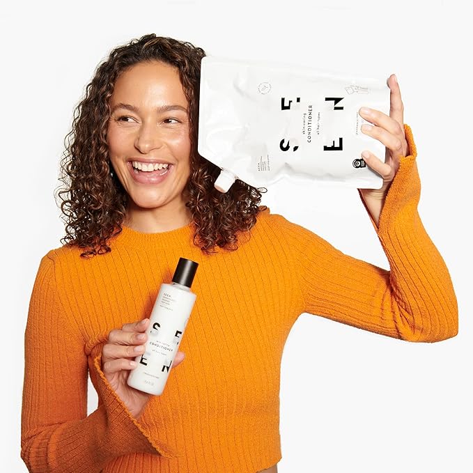 SEEN Deeper Conditioner Eco-Refill- Scented - Non-Comedogenic & Sulfate-Free Hair Conditioner- Dermatologist-Developed -Safe for Sensitive & Acne Prone Skin