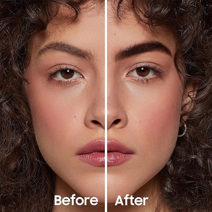 Brow Tattoo Peel Off Tint - Brow Gel Eyebrow Tattoos Waterproof, Eyebrow Gel Tint with Eyebrow Stencils Long-Lasting Makeup, Eye Brow Pencils Create Full Voluminous Brows for Women (Gray Brown)