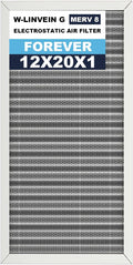 12x20x1 Reusable Air Filter, Electrostatic, Washable Lasts a Lifetime, Breathe by Betterlifeishere
