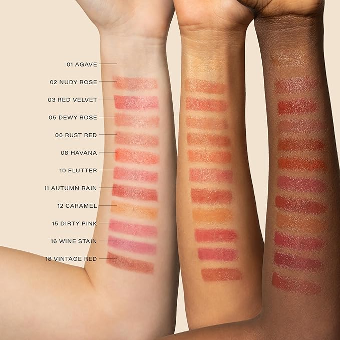 Melixir Vegan Lip Butter (12 Colors), Hydrating Tinted Lip Balm Stick, Bee-Free, Petrolatum-Free, Plant-Based, Moisturizes Dry & Chapped Lips With Shea Butter, Sheer, Natural Finish - #12 Caramel