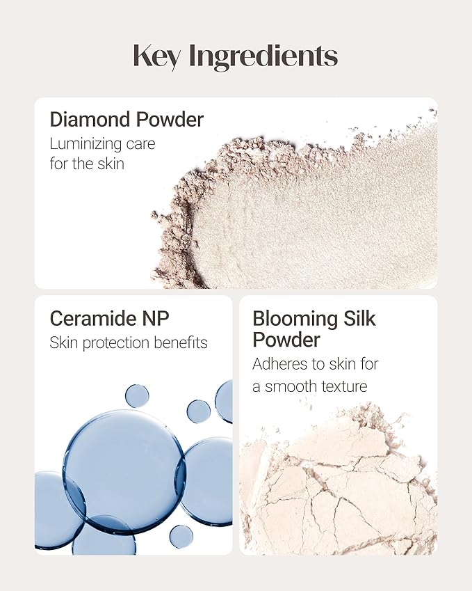 THESAEM Glam Glow Pact - Illuminating Pressed Powder for Oily & Combo Skin - Matte Finish with Radiant Finish - Sebum Control Pore Refining Pact with Natural Luminous Glow, 0.3oz.
