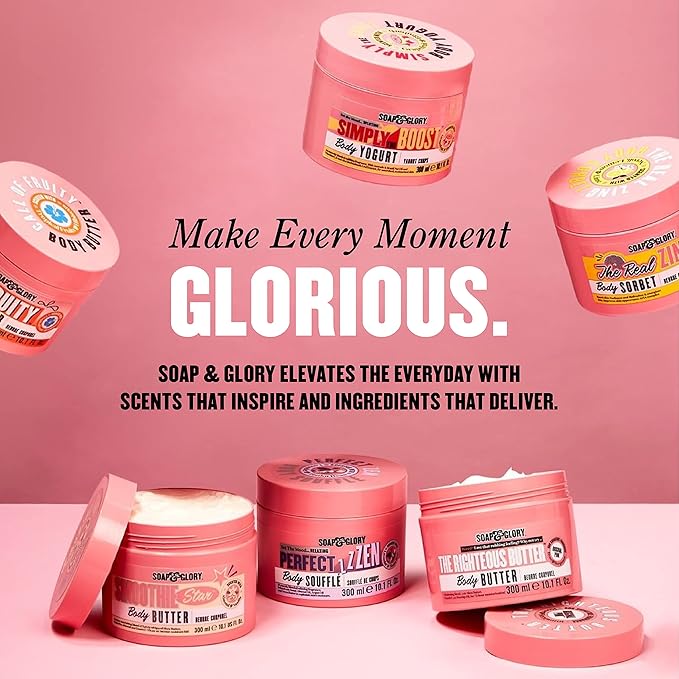 Soap & Glory Vitamin C Brightening Facial Cleanser - 3 in 1 Foaming Face Wash, Makeup Remover & Facial Exfoliant - Deeply Cleanses, Purifies & Hydrates for Radiant, Smooth Skin (11.8 fl oz)