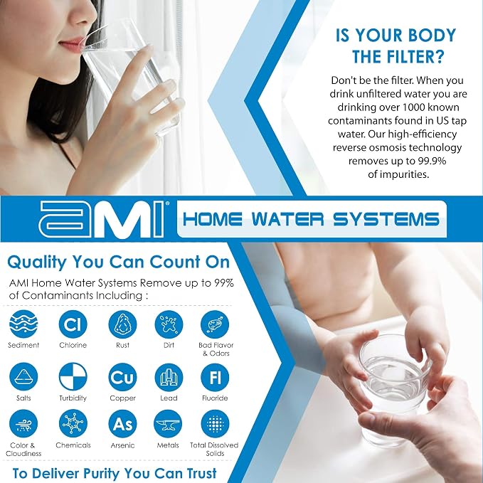 No Tools Required Home Reverse Osmosis Drinking Water System 4 Stage NTR - Image 4