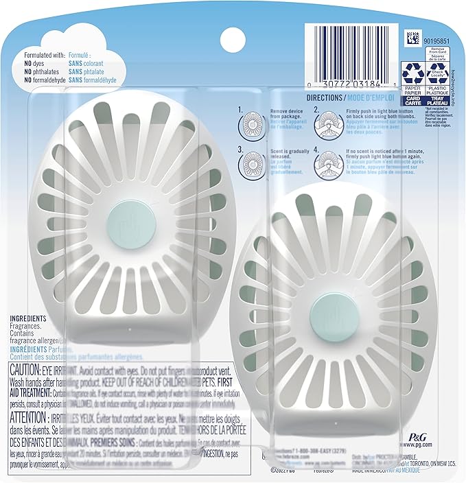 Febreze Small Spaces Air Freshener Limited Edition Scents (Winter Spruce, 2 Pack)