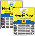 Nordic Pure 20x25x5 Air Bear Replacement 255649-102 MERV 10 Air Filters 2 Pack by NordicPure