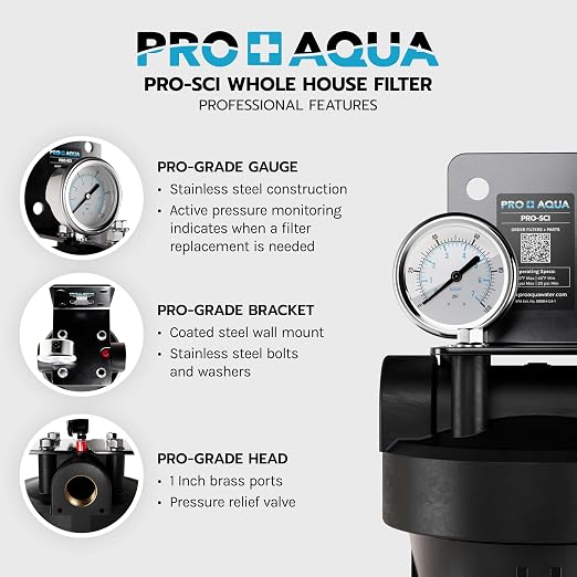 PRO+AQUA PRO-SCI-S25E Whole House Water Filter & Softener Bundle | 25, 000 - Image 5