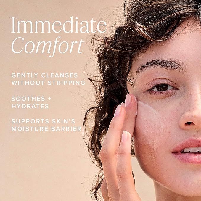Farmacy Gentle Creamy Face Cleanser - Hydrating Facial Cleanser to Nourish & Help Remove Makeup & Impurities - Enriched with Aloe & Moringa Oil to Soothe, Purify & Refresh Skin (50ml)