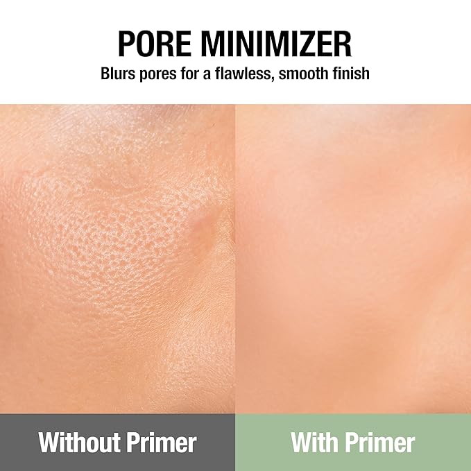 TOUCH IN SOL Redness Correcting Base Primer 1.01 fl.oz. - Pore Minimizing Green Toned Makeup Base - Tone Neutralizing before Foundation - Minimize Rosacea, Redness - No Pore Blem Primer Base