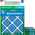 Filterbuy 17x20x1 Air Filter MERV 13 Optimal Smoke & Allergy Defense, by Filterbuy