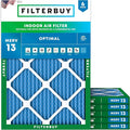 Filterbuy 18x22x1 Air Filter MERV 13 Optimal Smoke & Allergy Defense, by Filterbuy