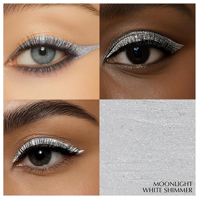 EPILYNX Eyeliner Pencil - Long Lasting Smudge Proof & Waterproof Eyeliner Pencil - Eye Liner Pencils - Hypoallergenic, Vegan, Gluten-Free Eye Pencil - Moonlight White Shimmer, 1.2ml