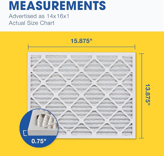 Aerostar 14x16x1 MERV 8-6 Count - Image 2
