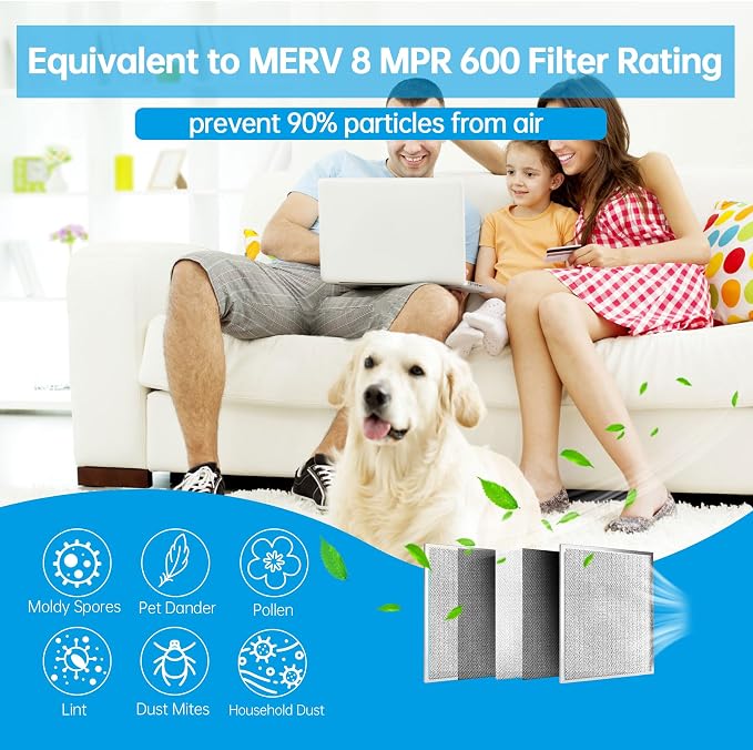 UBeesize 16x25x5 Reusable Electrostatic Air Filter HVAC AC Furnace Filter - Image 6