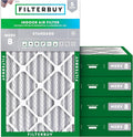 Filterbuy 12x20x4 Air Filter MERV 8 Essential Dust & Allergy Defense, by Filterbuy