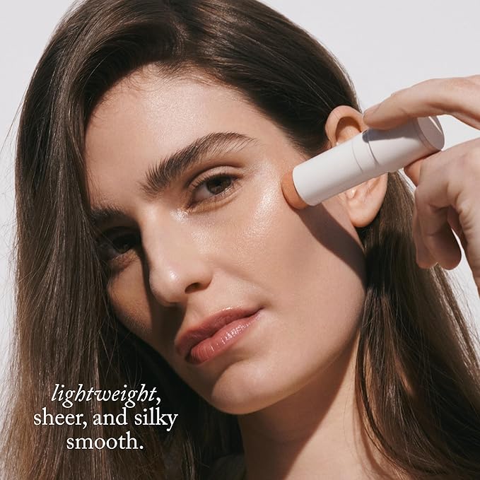 goop Beauty Glow Skin Highlighter Stick | Multi-Use Highlighter with Pearlescent Glow | Amino Acid & Micropearl Blend | Makeup and Skincare | Petal: Cool-Toned Light Pink | 0.28 oz