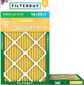 Filterbuy 14x30x1 Air Filter MERV 11 Superior Pet & Allergy Defense, by Filterbuy