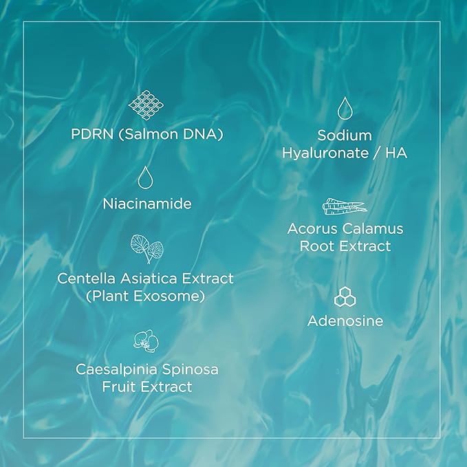Salmon DNA Glass Skin Serum - Hydrating Korean Skincare Face Serum with PDRN, Niacinamide & Centella Asiatica | Brightening, Dry Skin, Anti-Aging, Dark Spots & Wrinkles | 30ml