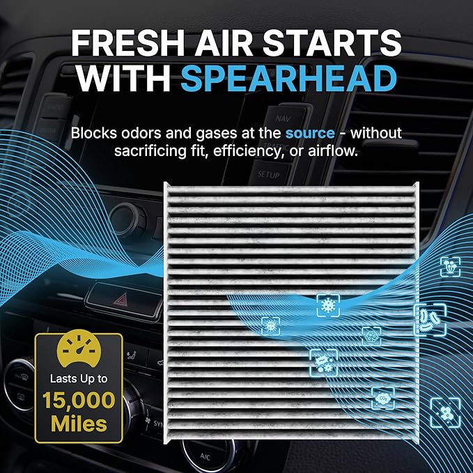 Spearhead Odor Defense Breathe Easy AC & Heater Cabin Filter | Fits Various - Image 5