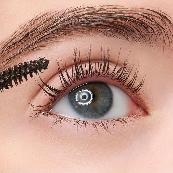 COSNORI Perfect Setting Waterproof Mascara Long&Curl 04 Deep Ash – Long-Lasting Smudge - Ash Brown Mascara - Korea Waterproof, Long lash, Strong fixing, Silk Amino Acids - 0.23fl oz (7ml)