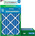 Filterbuy 12x24x4 Air Filter MERV 13 Optimal Smoke & Allergy Defense, by Filterbuy