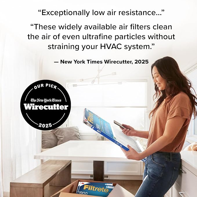 Filtrete 20x30x1 AC Furnace Air Filter, MERV 13, MPR 1900, Premium Allergen - Image 2