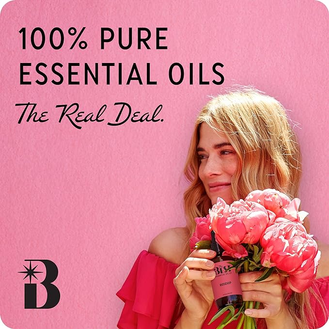 The Best Rose Geranium Essential Oil- Premium Grade- 100% Pure & Natural for Aromatherapy, Diffuser, Spa, Massage, Air Freshener- 10 ml (.33 fl oz)