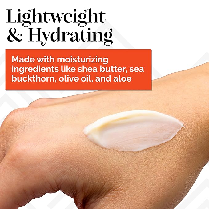sibu Moisturizing Body Cream, Lotion Made From Premium Himlayan Sea Buckthorn (6oz, 3-pack) – Lightweight & Hydrating Moisturizer That Protects & Repairs Skin