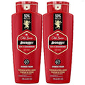 Old Spice Refreshing Body Wash for Men, 3X Defense, 24/7 Shower Fresh with Long Lasting Scent, Red Collection, Swagger with Cedarwood Scent, 24 oz (Pack of 2)