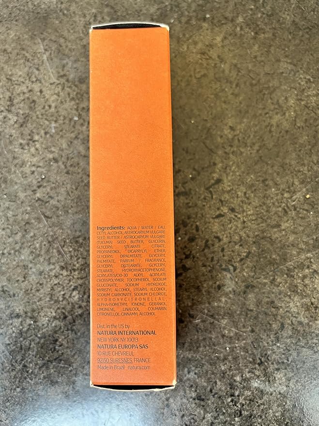 Natura – Tukumã Hyaluronic Acid Boosting Hand Cream - Moisturize & Improve Skin Texture - Anti-Signs & Anti-Aging - Vegan Skin Care - Brazilian Beauty Secrets - Self Care & Body Care - 1.41oz (40g)