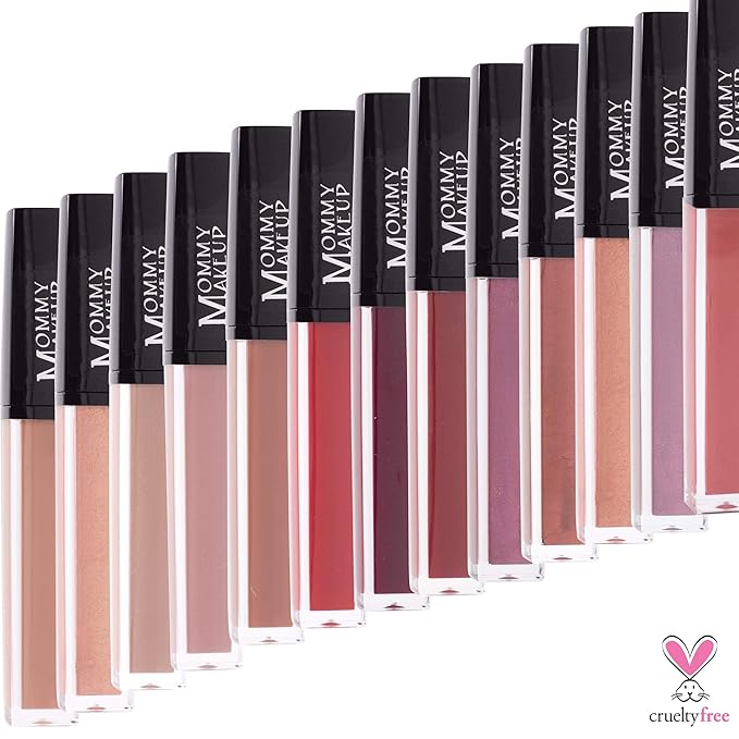 Mommy Makeup Stay Put Matte Lip Cream - Kiss-proof, Transfer-proof, Waterproof, Long Lasting Lipstick - Non-Drying Formula Infused with Vitamin E (Angelica)