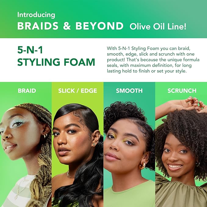 Eco Style Braids and Beyond - 5 in 1 Styling Foam