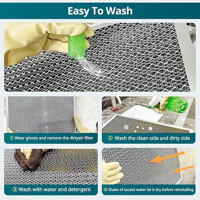 Torjim 18x18x1 MERV8 Washable Reusable Electrostatic Air Filter, AC/HVAC - Image 6