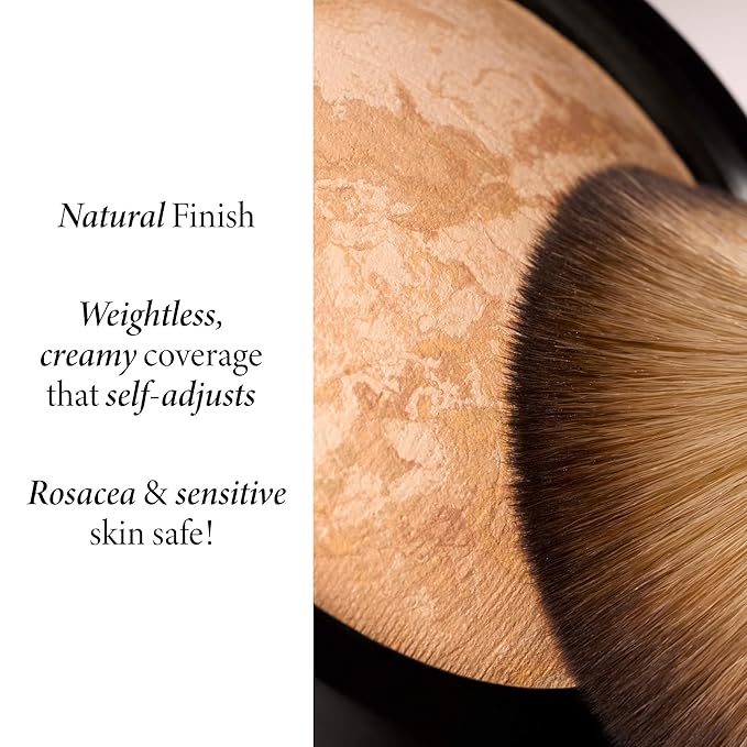 LAURA GELLER NEW YORK Award-Winning Baked Balance-n-Brighten Color Correcting Powder Foundation - Medium - Buildable Light to Medium Coverage - Demi-Matte Natural Finish