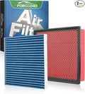 Cabin & Engine Air Filter Fit for Toyota Tacoma V6 2016-2023 Activated Carbon by Forccord