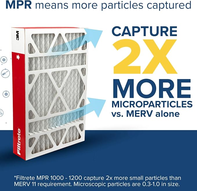 Filtrete 16x25x5 AC Furnace Air Filter, MPR 1000, MERV 11, Fits Lennox Devices - Image 4