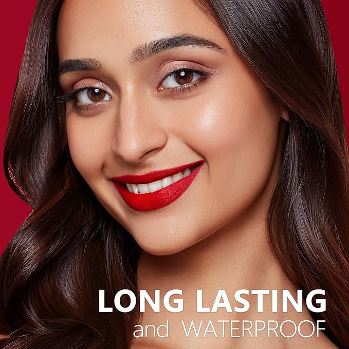 Nude Berry Dark Red Lipstick 3Pc Long Lasting Lipsticks for Women Pigmented Smudgeproof Transferproof Vegan Cruelty Free Lip Color, A61/66/48