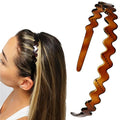 Camila Paris CP3881 French Headband for Women, Tortoise Shell, Strong Hold Grip Women's Hair Band, Ligth and Very Flexible, No Slip and Durable Styling Girls Hair Accessories, Made in France