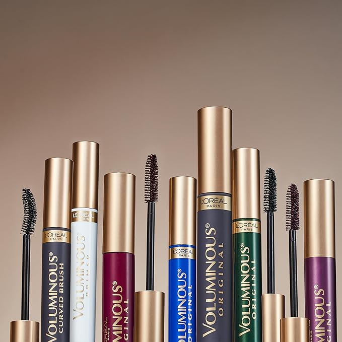 L'Oreal Paris Makeup Voluminous Original Volume Building Mascara, Black, 2 Count