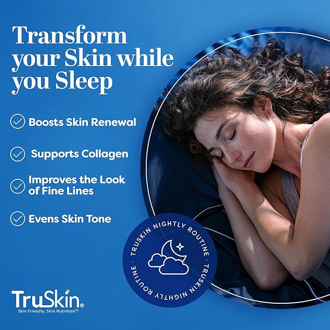 TruSkin Retinol Serum for Face – Gentle Anti-Aging Serum with Retinol, Hyaluronic Acid, Cica & Vitamin E for a More Youthful Feel – Skin Care Made to Improve Look of Fine Lines, Wrinkles, 1 fl oz