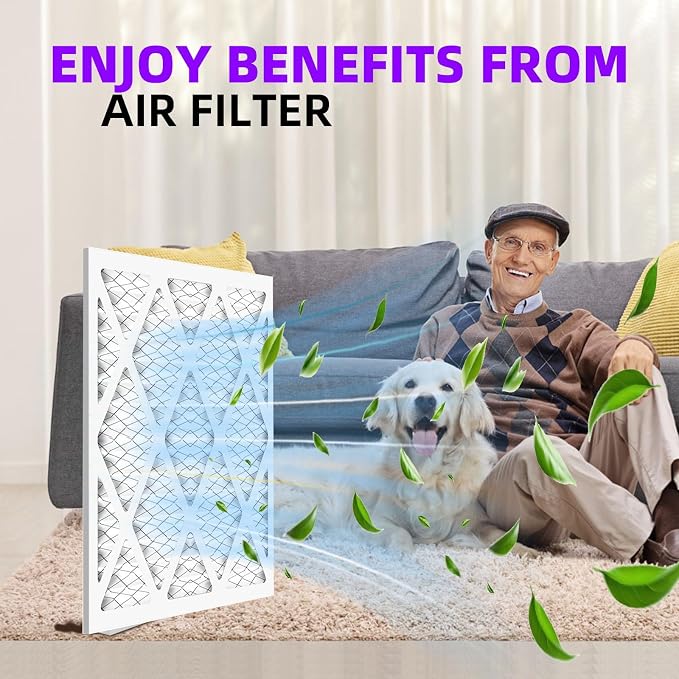 18x18x1 MERV 13 Pleated Air Filter MPR 1900 & FPR 10, Furnace Air Filters - Image 5
