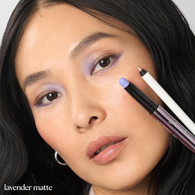Julep Eyeshadow 101 Cream-to-Powder Waterproof Shadow Stick – Lavender Matte – Long-Lasting, Crease-Proof, Light Purple Matte Cream Eyeshadow with Built-in Smudger