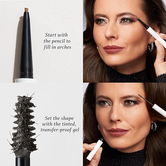 Julep Brow 101 Sculpting Pencil & Tinted Brow Gel Set - Dual-Ended Eyebrow Tool with Brush and Precision Tip - Long-Lasting, Waterproof Formula for Perfectly Defined and Tinted Brows -Blonde