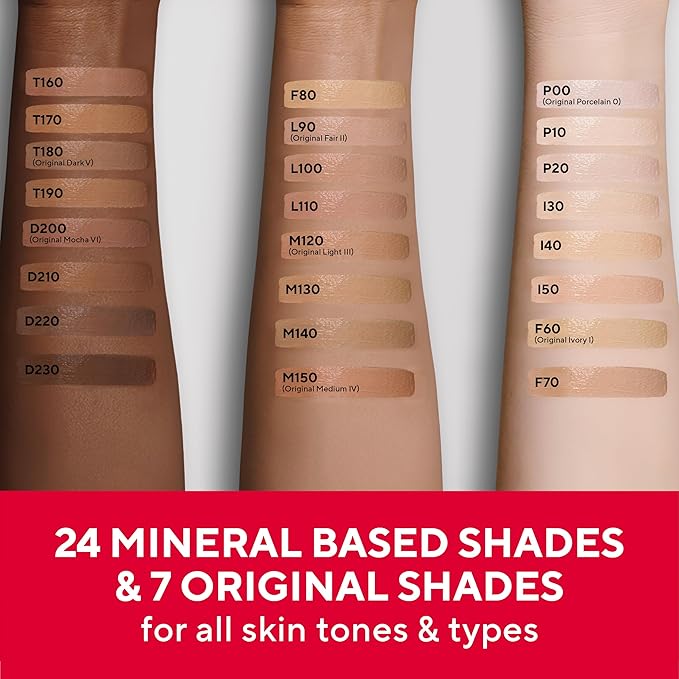 MIRABELLA - Invincible for All HD Liquid Foundation, Moisturizing Face Products for All Skin Types, Full-Coverage Lightweight Foundation Makeup, Moisturizing & Hydrating Beauty Care, Porcelain P10